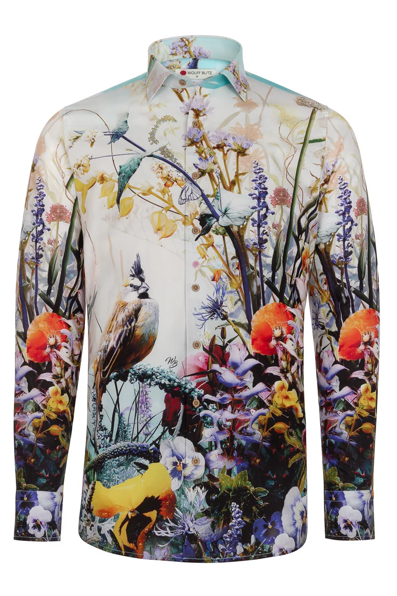Jesper Krijgsman Eunoia Print Long Sleeve Shirt for Men