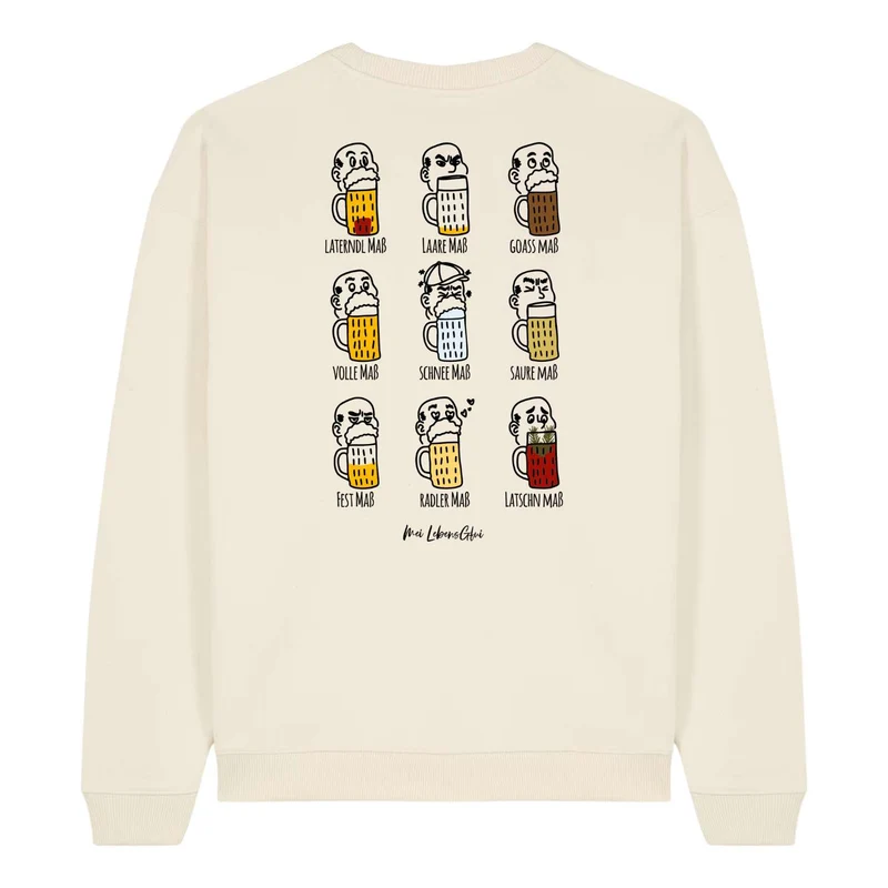 Unisex Rezept Pullover "Pack Maß"