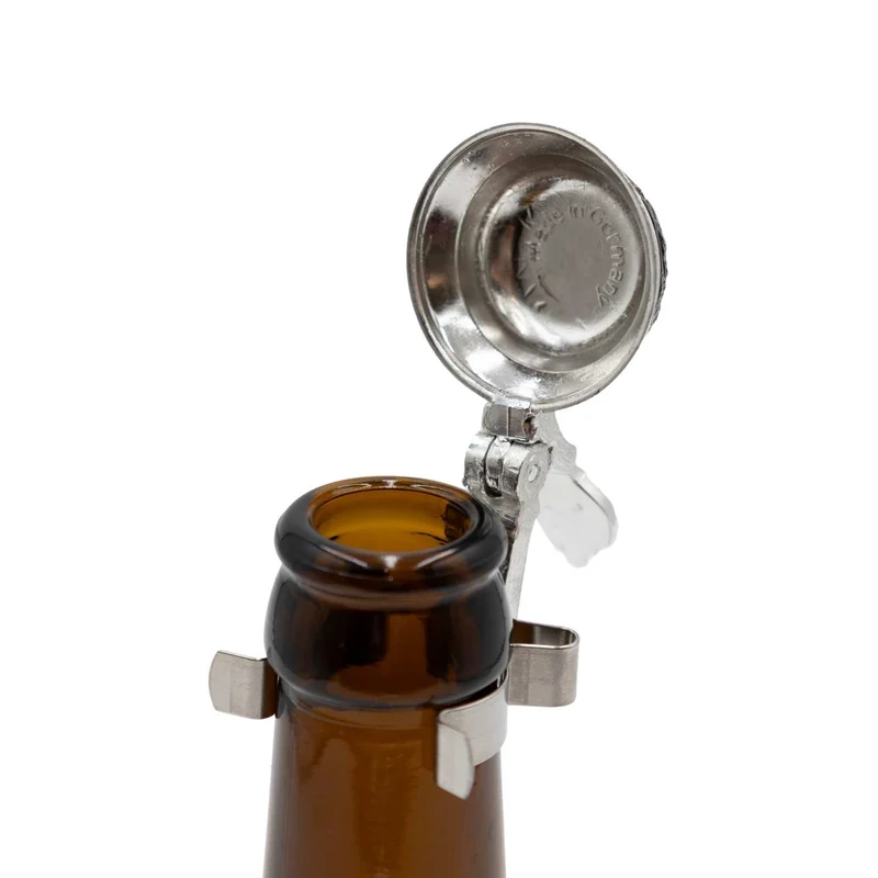 Bierflaschen Flachzinndeckel zum Aufstecken "Ornamente"