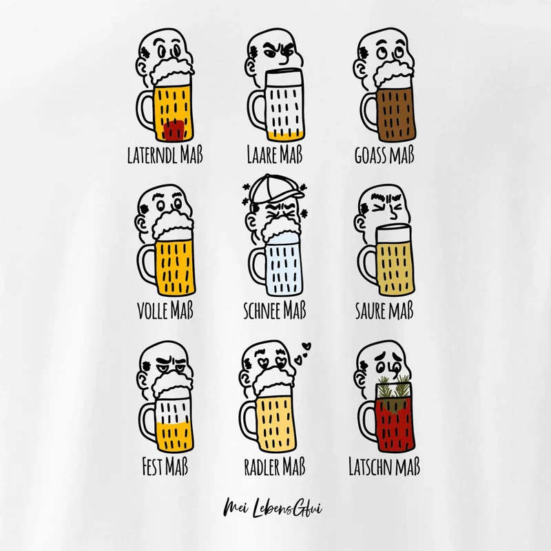 Herren Bier T-Shirt "Pack Maß"