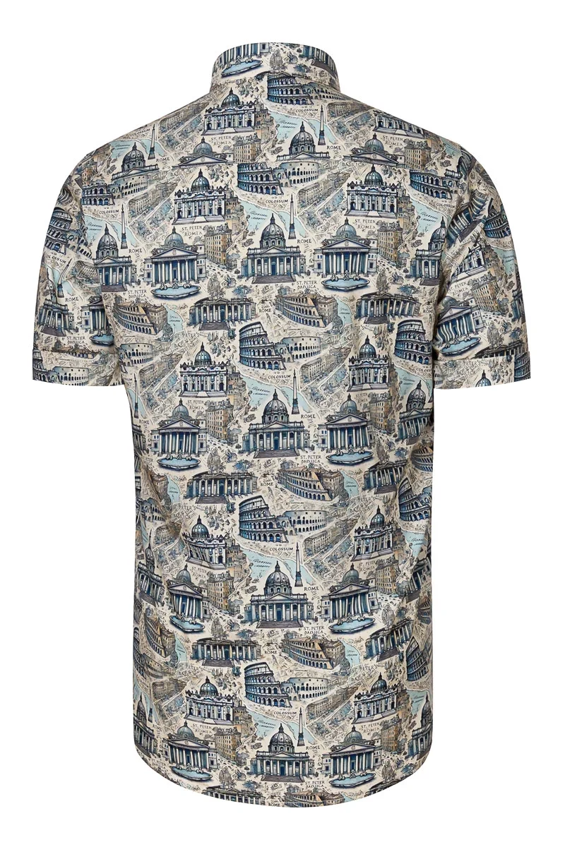 Rome Short Sleeve Print Shirt for Men