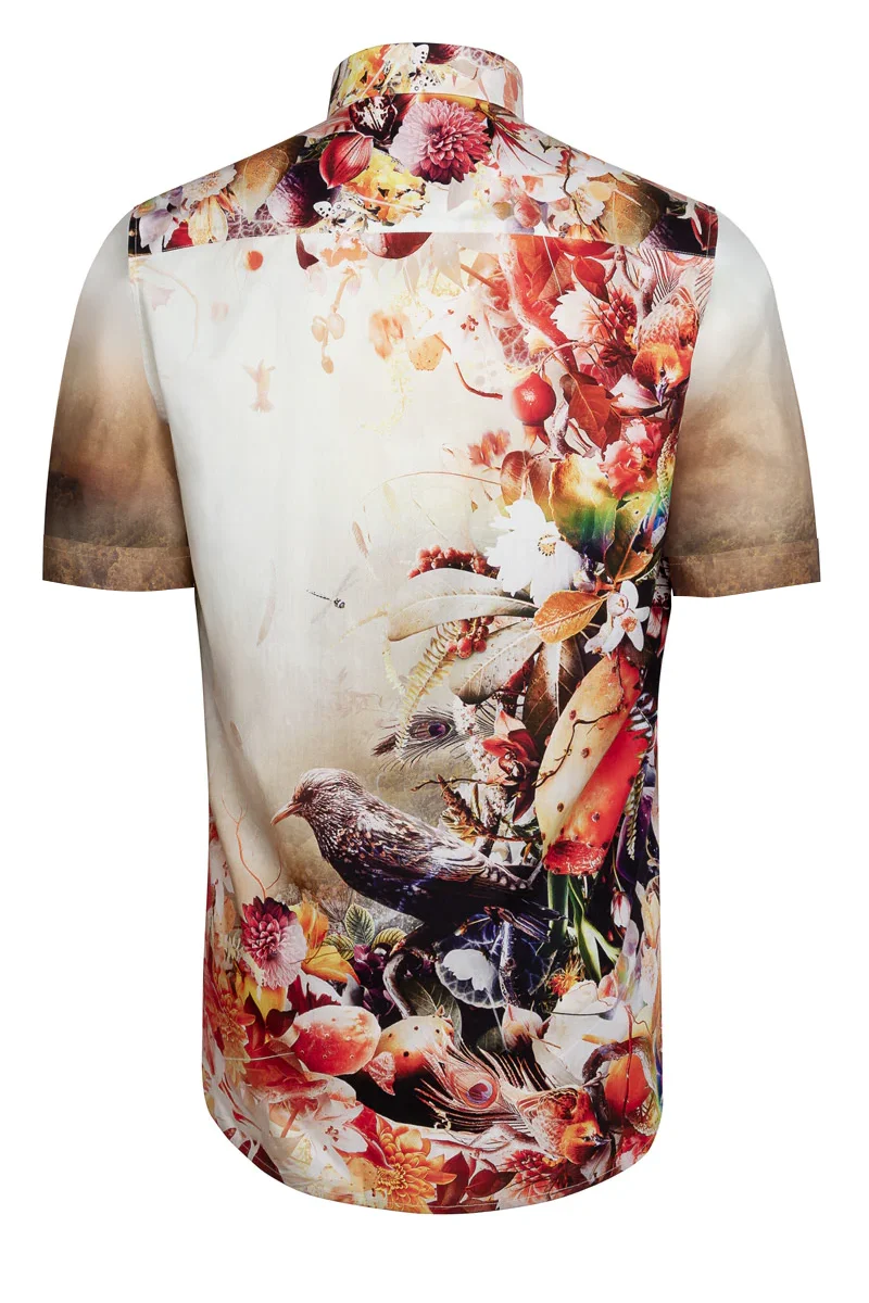 Jesper Krijgsman Abundance Short Sleeve Print Shirt for Men