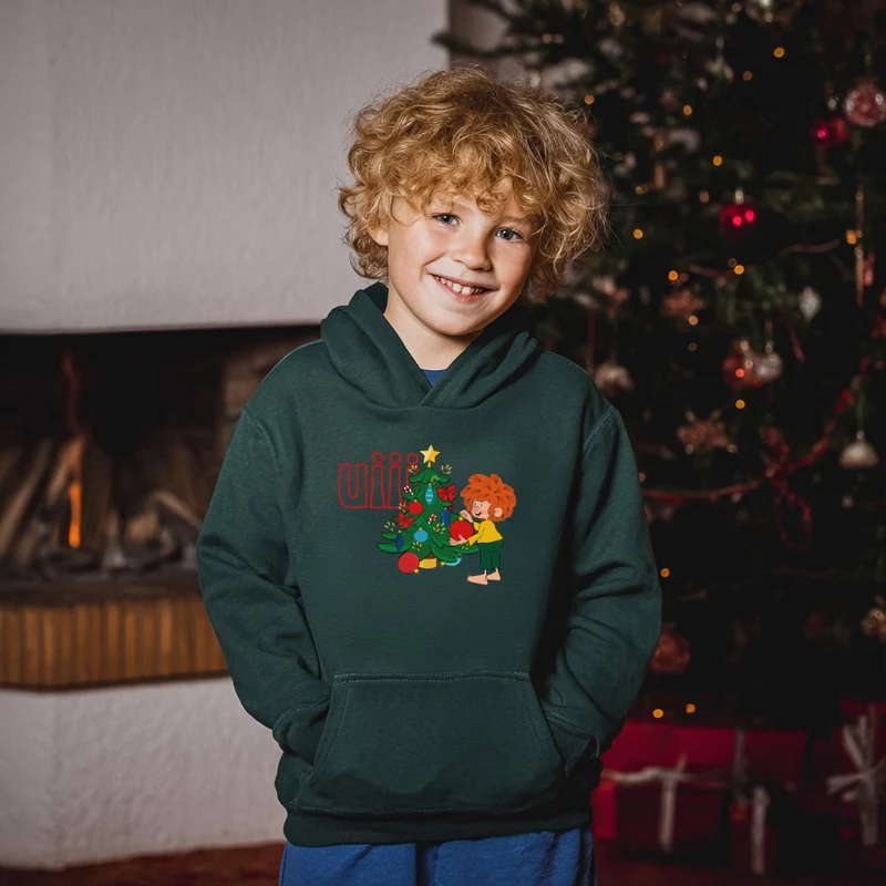 ®Pumuckl Kinder Hoodie "uiii Weihnachten"