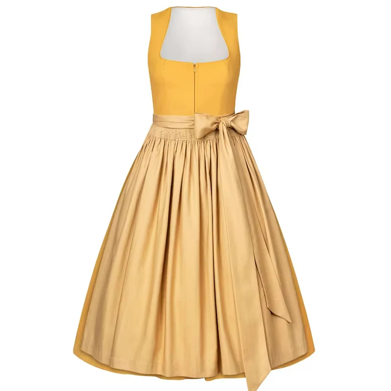 Dirndl Liga Di Bavaria Amalfi Zitronengelb 70 cm
