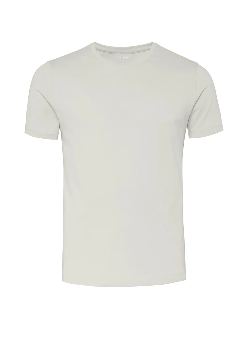 6007-92975 - T-Shirt Rundhals slim fit - beige