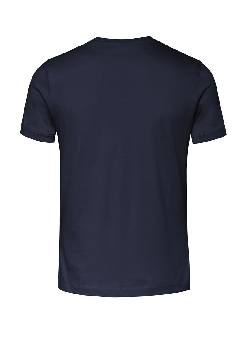 6007-92975 - T-Shirt Rundhals slim fit - blau
