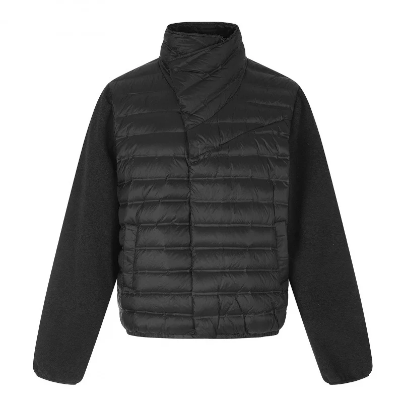 Damen Leichte Hybrid‑Steppjacke mit gesteppter Front und Fleeceärmeln Nord Taschen