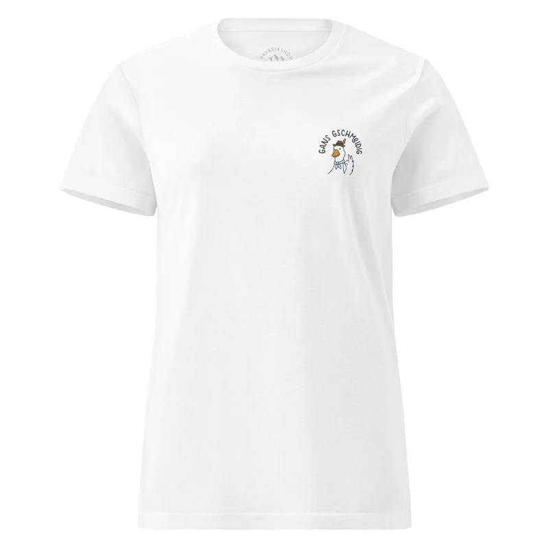 Damen T-Shirt "Gans gschmeidig"