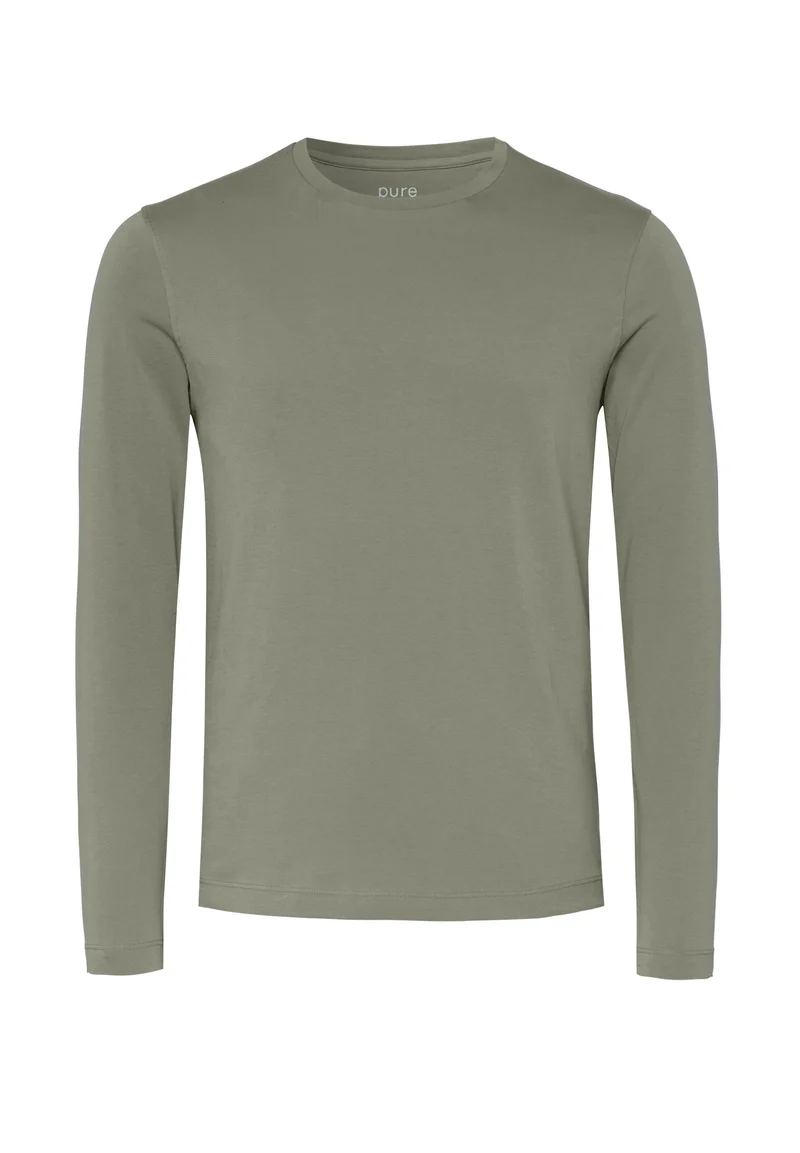 6002-91970 - Shirt Rundhals slim fit - grün