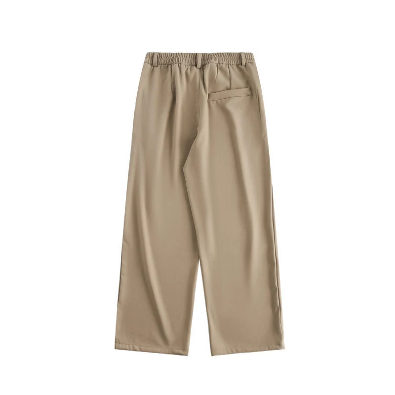 Damen Weite hochtaillierte Stoffhose mit Bundfalte und weitem Bein Nord Taschen