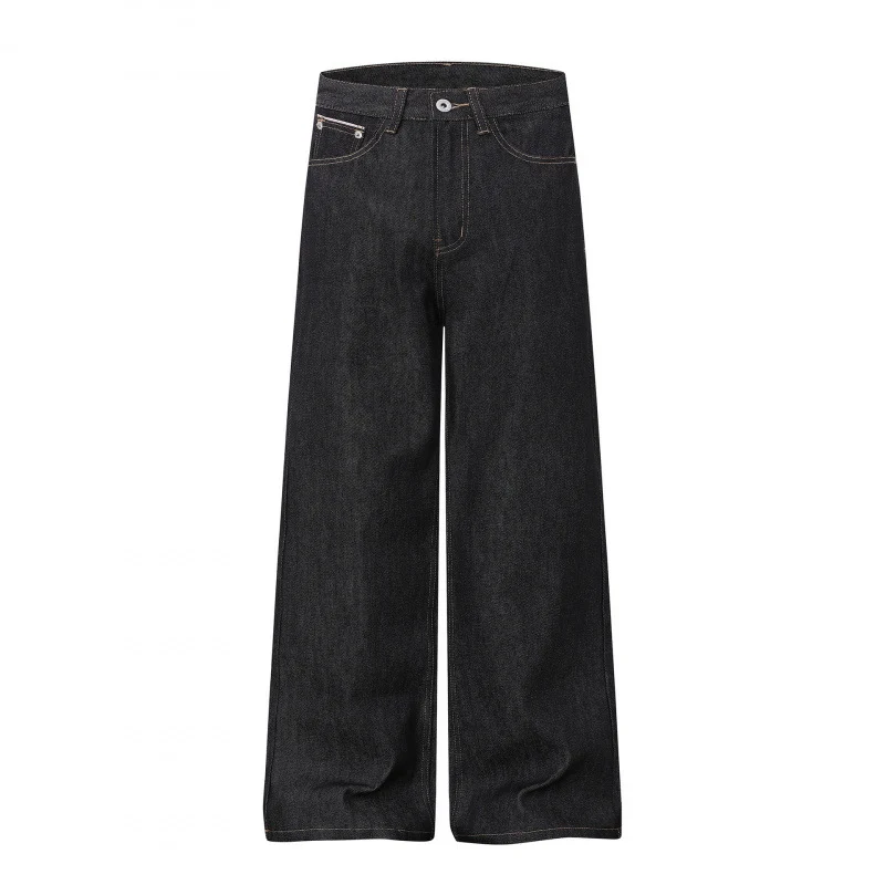 Damen Weite Highwaist-Jeanshose im Balloon-Cut mit weitem Bein und klassischem Taschen-Design Nord Taschen
