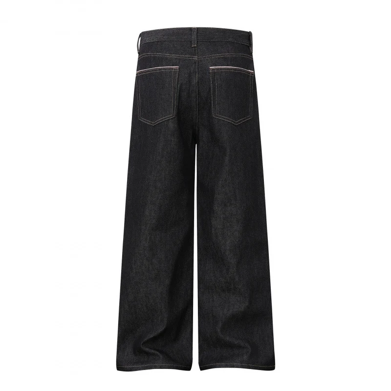 Damen Weite Highwaist-Jeanshose im Balloon-Cut mit weitem Bein und klassischem Taschen-Design Nord Taschen
