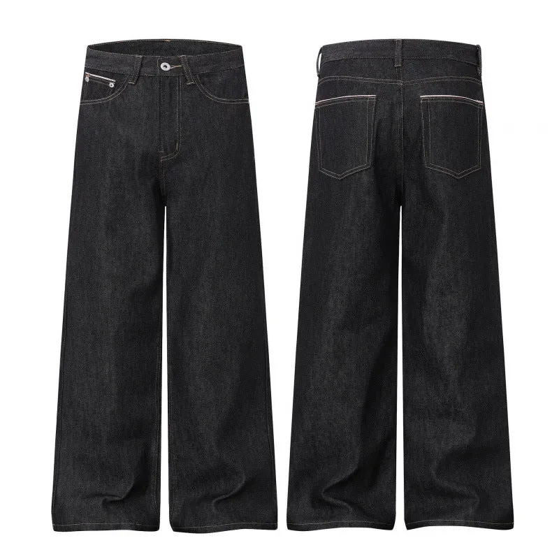 Damen Weite Highwaist-Jeanshose im Balloon-Cut mit weitem Bein und klassischem Taschen-Design Nord Taschen