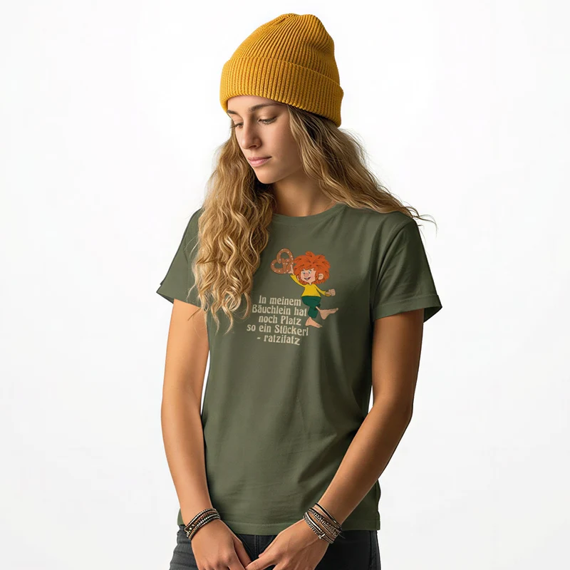 ®Pumuckl T-Shirt Damen "Brezn Stückerl"
