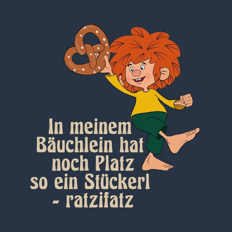 ®Pumuckl T-Shirt Herren "Brezn Stückerl"