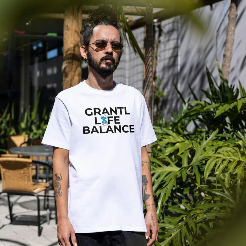 ®Die Schlümpfe Herren T-Shirt "Grantl Life Balance"