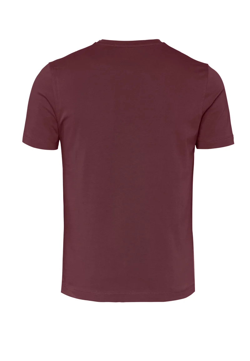 6001-92977 - T-Shirt V-Neck slim fit - rot
