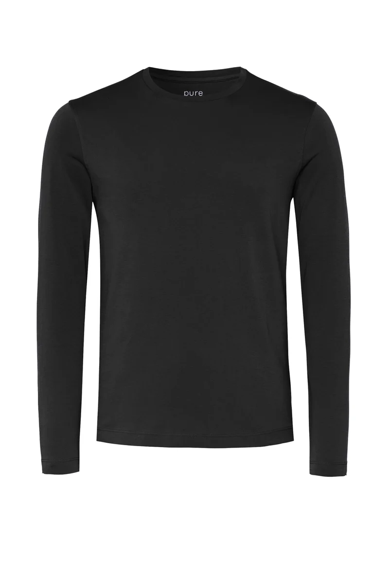 6002-91970 - Shirt Rundhals slim fit - schwarz