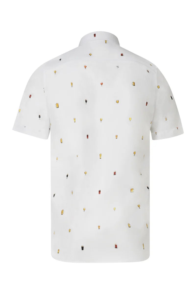 Beer Glasses Short Sleeve Men's Shirt