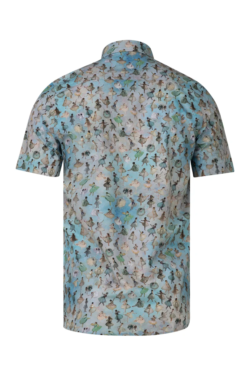 Ballerinas of Edgar Degas Short Sleeve Men's Shirt