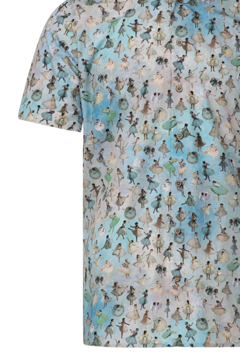 Ballerinas of Edgar Degas Short Sleeve Men's Shirt