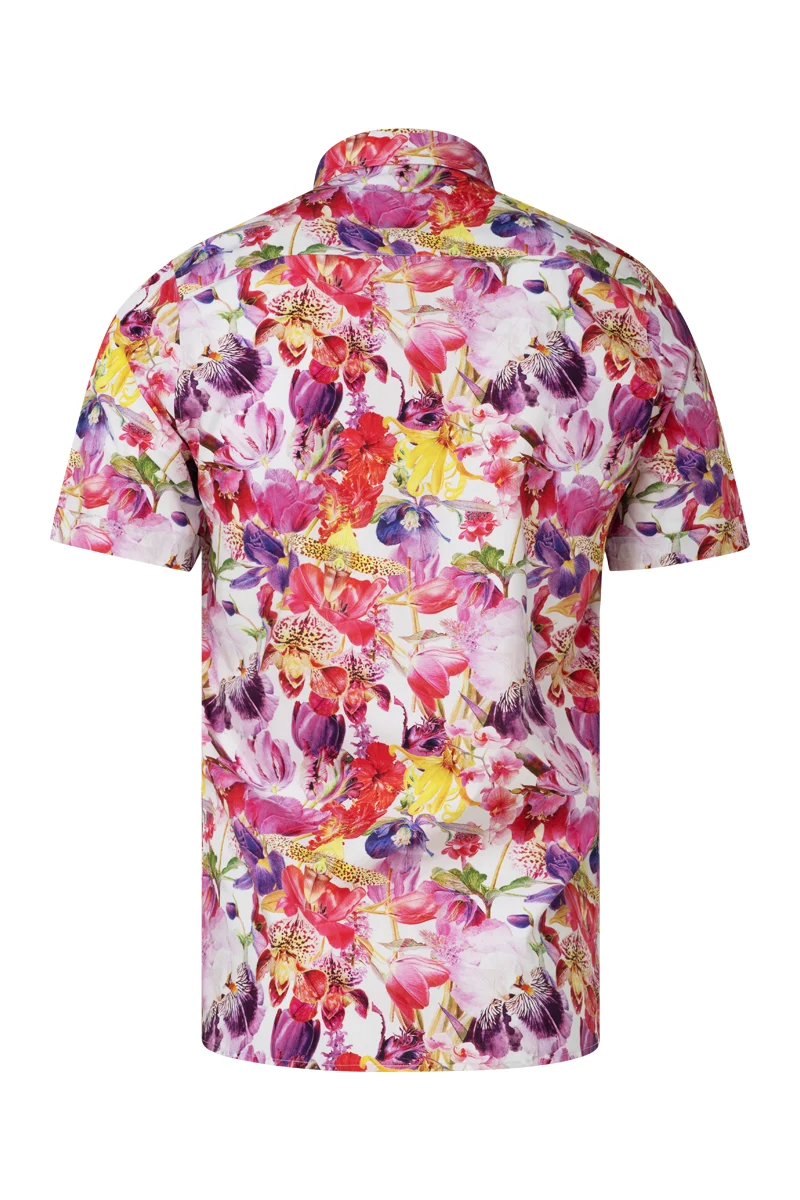 Tulips Garden Short Sleeve Men's Shirt