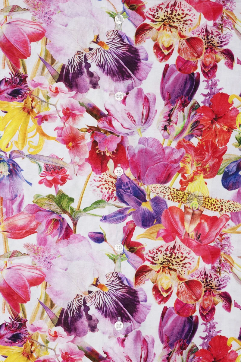Tulips Garden Short Sleeve Men's Shirt