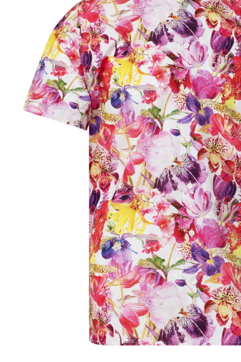 Tulips Garden Short Sleeve Men's Shirt