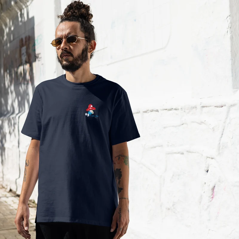 ®Die Schlümpfe Herren T-Shirt "Do legst di nieda"