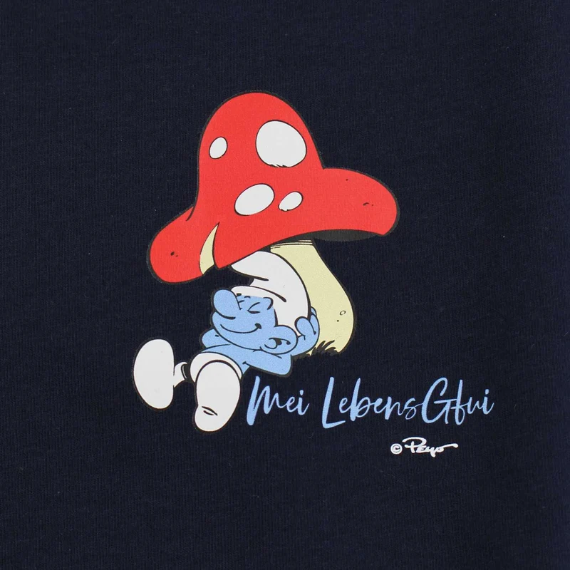 ®Die Schlümpfe Herren T-Shirt "Do legst di nieda"