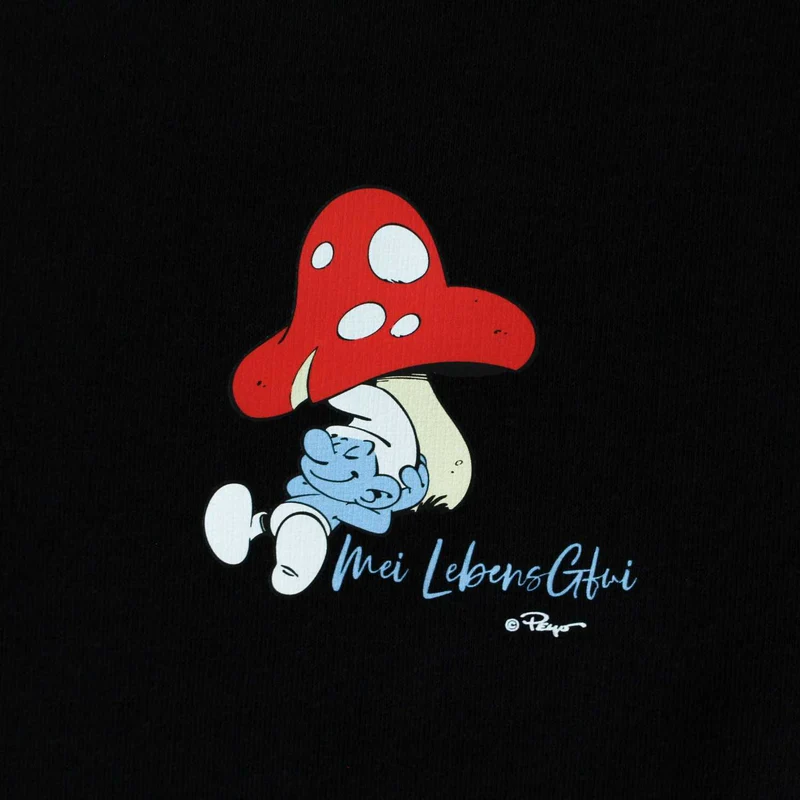 ®Die Schlümpfe Herren Hoodie "Do legst di nieda"