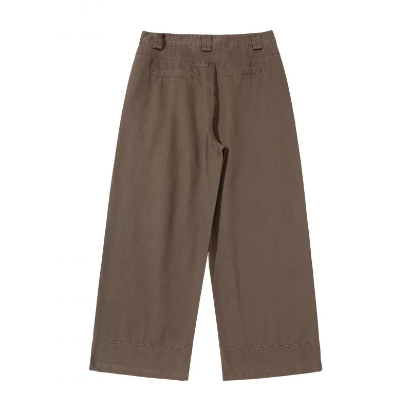 Damen Weite Highwaist-Culottehose mit Utility-Taschen und legerer Cropped-Silhouette Nord Taschen