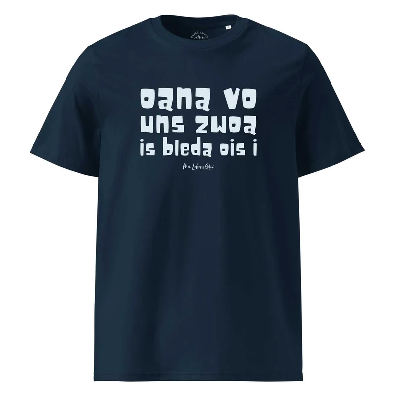 Herren T-Shirt "Oana vo uns zwoa"