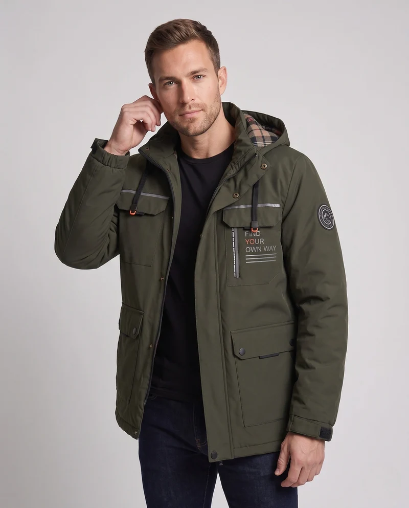 Herren Funktionale Outdoor-Jacke Nord Taschen