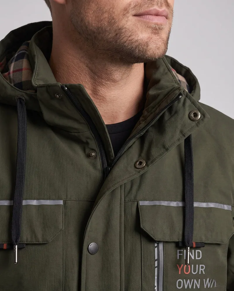 Herren Funktionale Outdoor-Jacke Nord Taschen