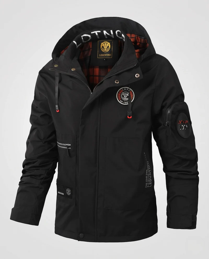 Herren Funktionale Outdoor-Jacke Nord Taschen