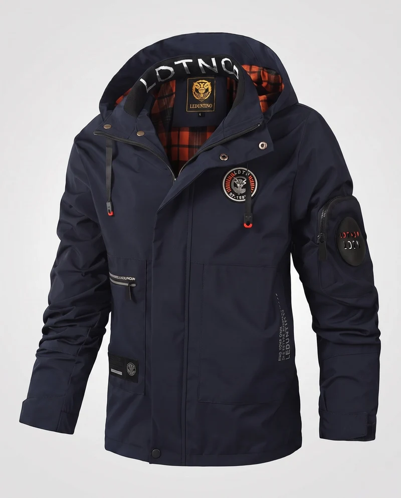 Herren Funktionale Outdoor-Jacke Nord Taschen