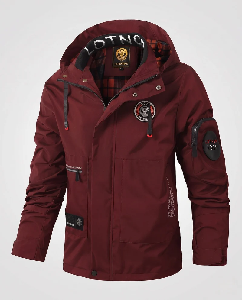 Herren Funktionale Outdoor-Jacke Nord Taschen