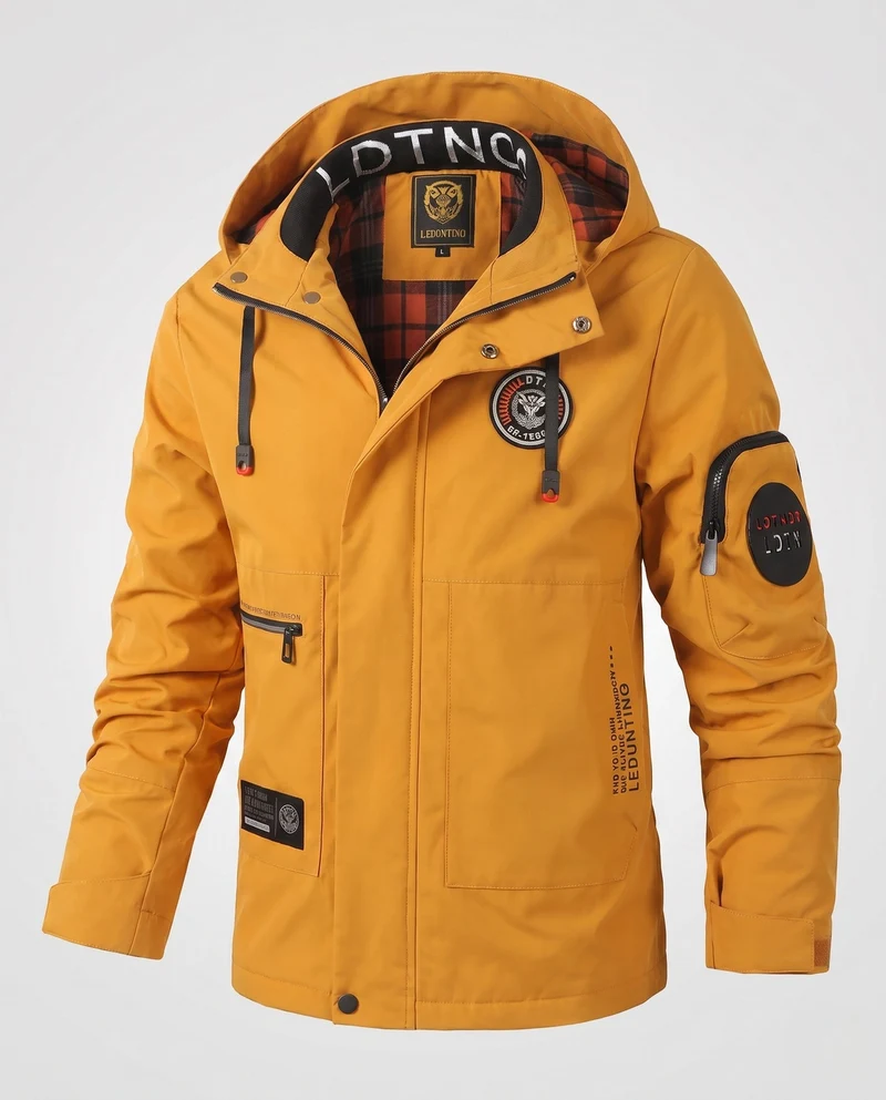 Herren Funktionale Outdoor-Jacke Nord Taschen