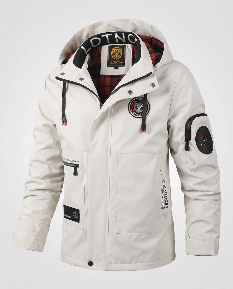 Herren Funktionale Outdoor-Jacke Nord Taschen
