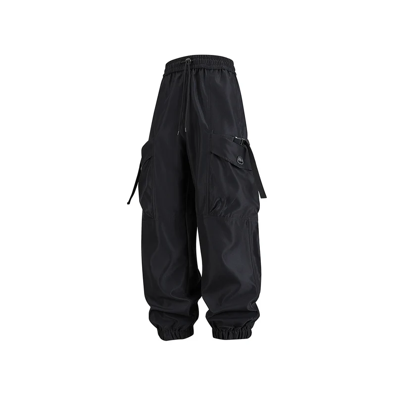 Unisex Weite Technical-Cargo-Jogginghose mit verstellbarem Tunnelzug, großen Klapptaschen und elastischem Knöchelabschluss Nord Taschen