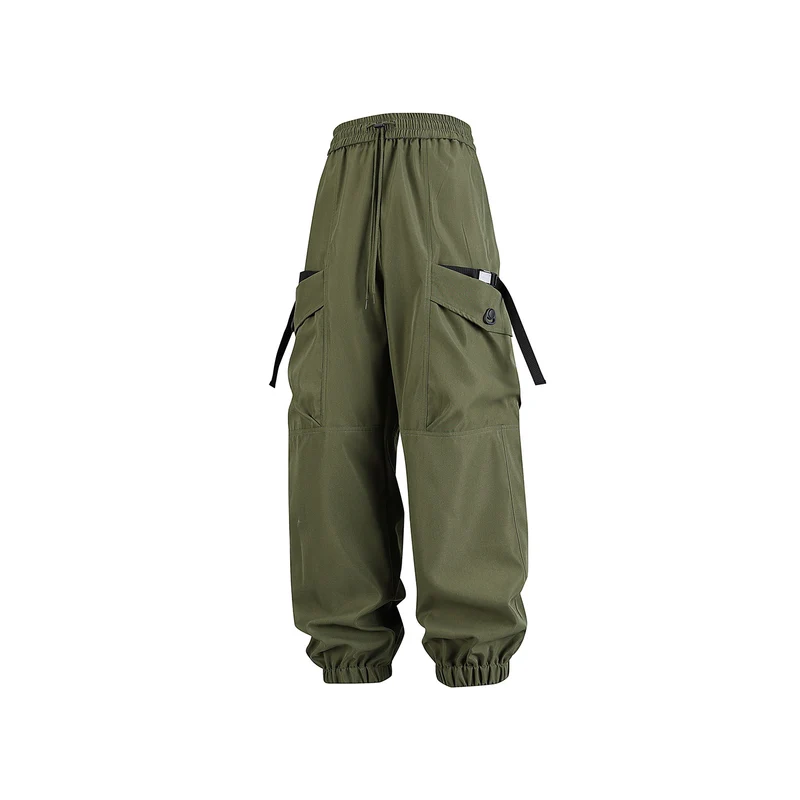Unisex Weite Technical-Cargo-Jogginghose mit verstellbarem Tunnelzug, großen Klapptaschen und elastischem Knöchelabschluss Nord Taschen