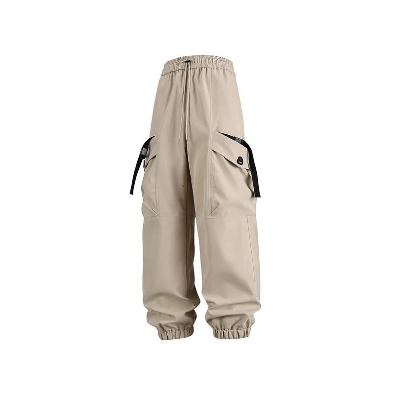 Unisex Weite Technical-Cargo-Jogginghose mit verstellbarem Tunnelzug, großen Klapptaschen und elastischem Knöchelabschluss Nord Taschen
