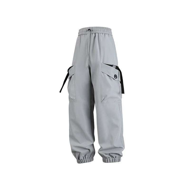 Unisex Weite Technical-Cargo-Jogginghose mit verstellbarem Tunnelzug, großen Klapptaschen und elastischem Knöchelabschluss Nord Taschen