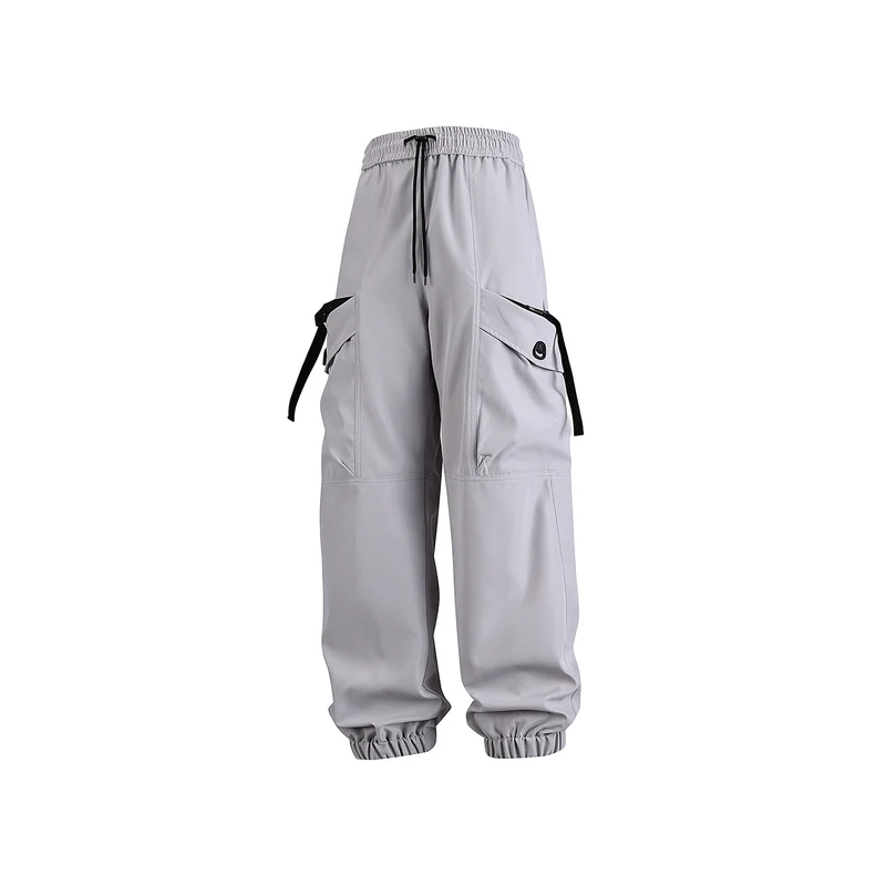Unisex Weite Technical-Cargo-Jogginghose mit verstellbarem Tunnelzug, großen Klapptaschen und elastischem Knöchelabschluss Nord Taschen