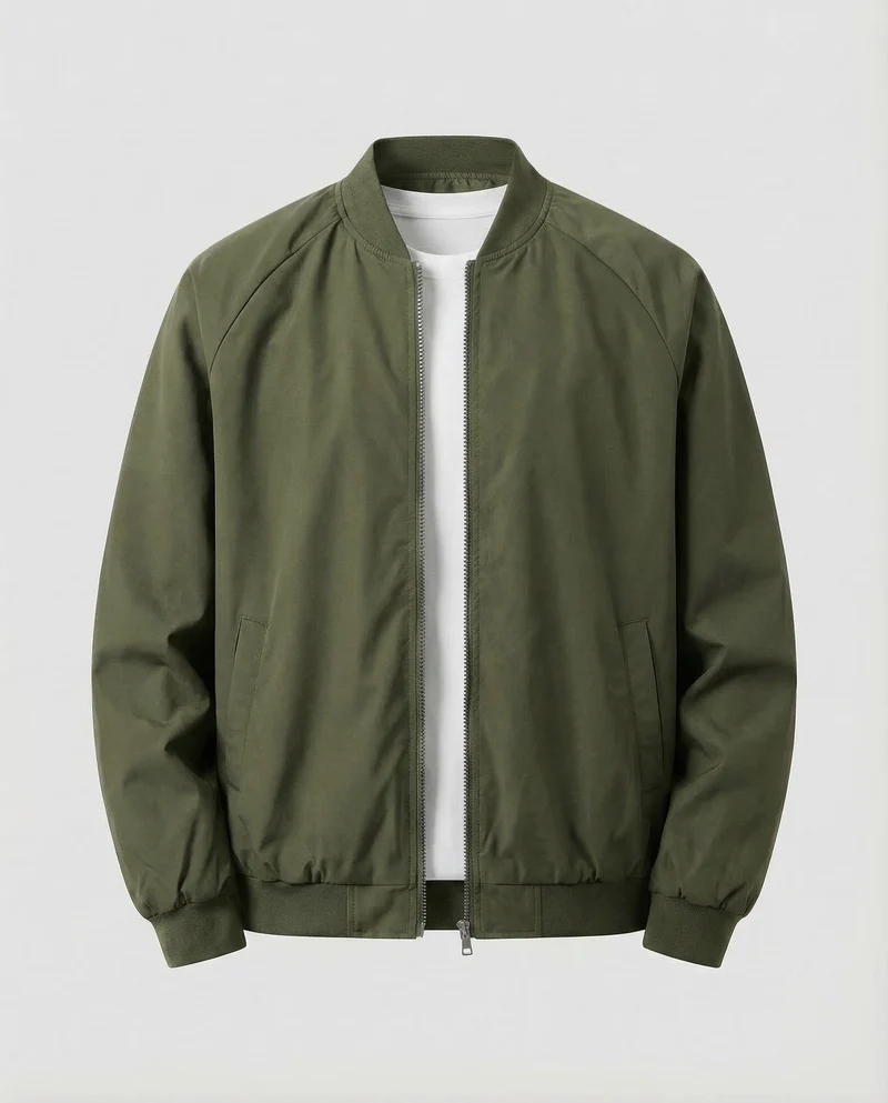 Herren Flight-Blouson Zweiwege-Reißverschluss