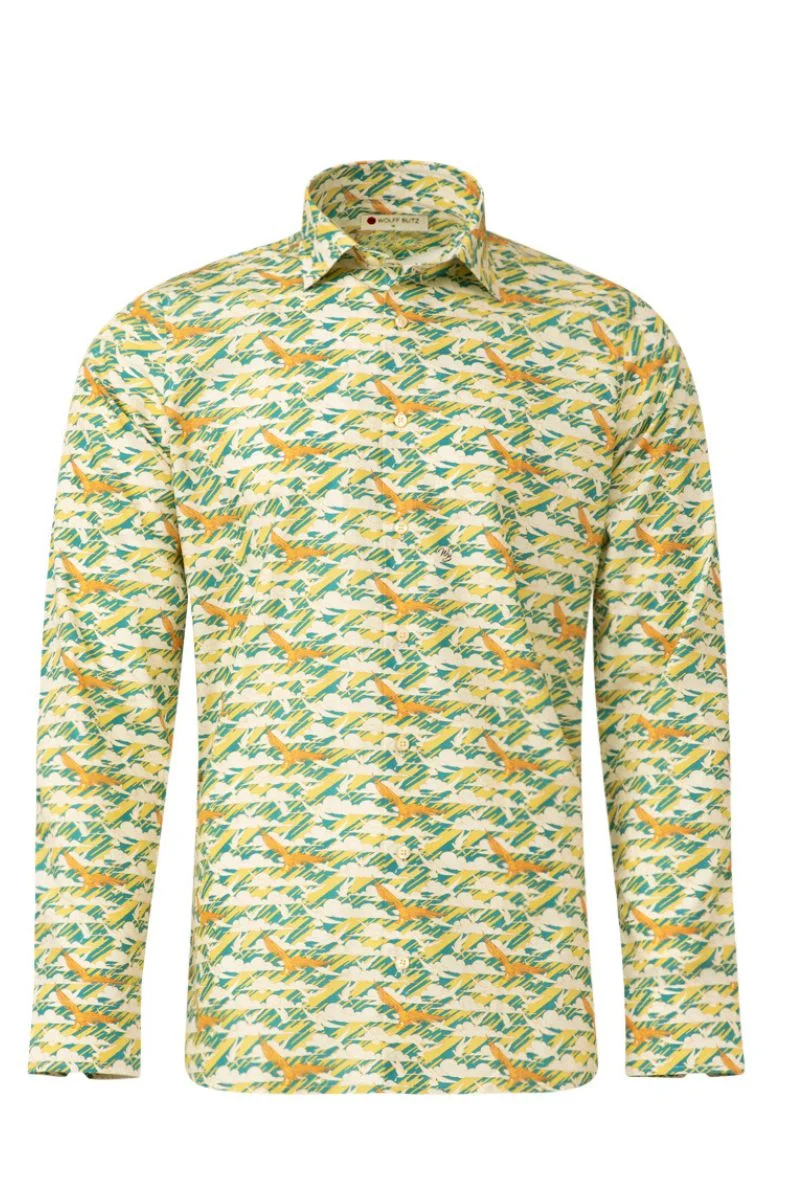 The Eagles Print Long Sleeve Shirt for Men