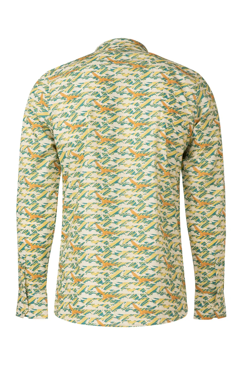 The Eagles Print Long Sleeve Shirt for Men