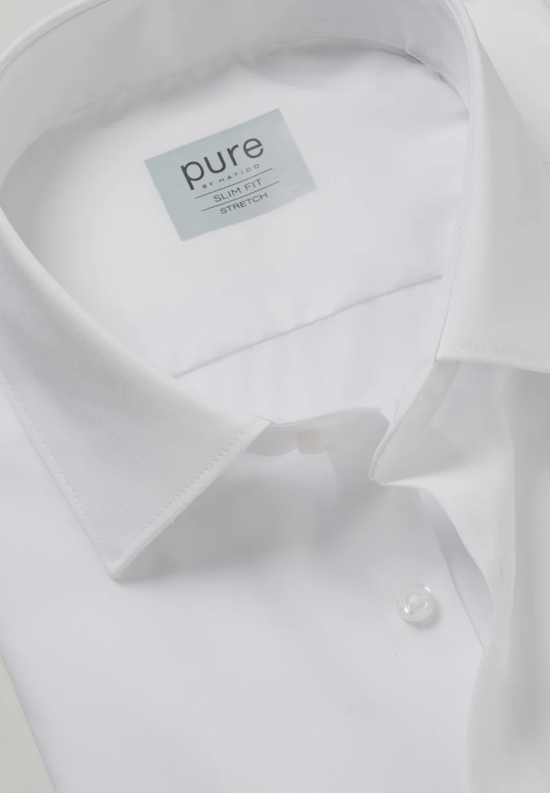 3355-104 - City Hemd Slim Fit - weiss