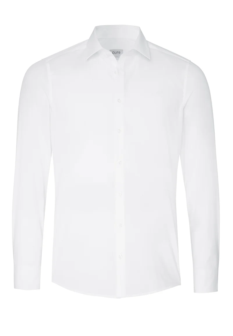 3330-784 - City Hemd Slim Fit - weiss